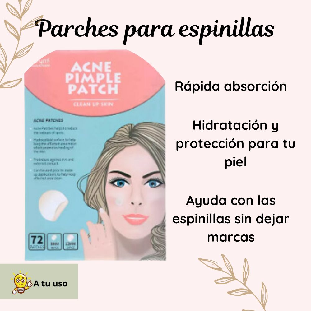 Parches para acné y espinillas 72u