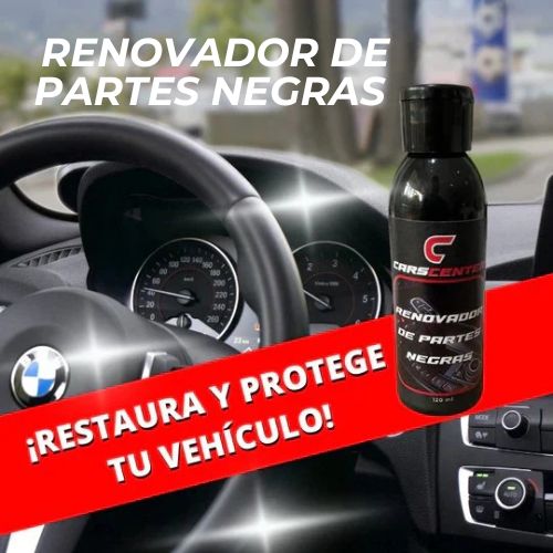 CAR RESTORER CREAM: RESTAURADOR DE PARTES NEGRAS